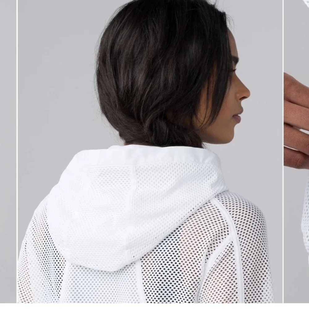 Lululemon Mesh on‎ Mesh Jacket Off White